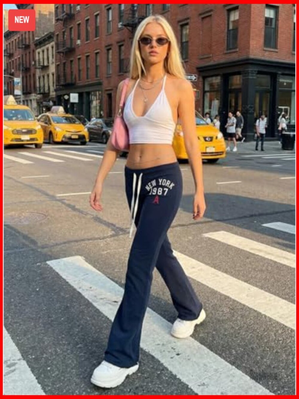 Y2K Flare Sweatpants Low Rise Bootcut Lounge Yoga Pants Wide Leg Streetwear - Picture 5 of 7